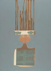 Hans Kvam, Herrens bord, akryl på pannå, 29 x 20 cm, 7000 SEK