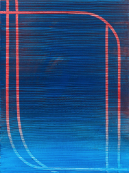 Alexandra Severinsson, Latticework IV, akryl på pannå, 40 x 30 cm, 7000 kr