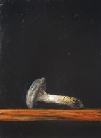 Anders Gudmundson, Citrongul slemskivling, olja på pannå, 22x16 cm, 10 000 kr